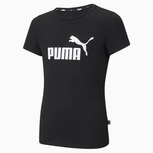 New Puma Women’s Regular Fit Logo Tee Black